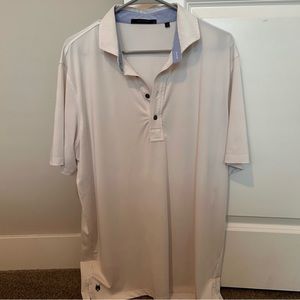 Greyson Tala golf polo, White, Size Large
